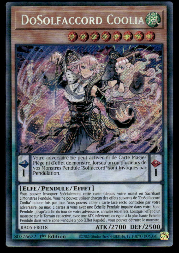 RA05-018 DoSolfaccord Coolia - French (NM)(V.5 - Starlight Rare)
