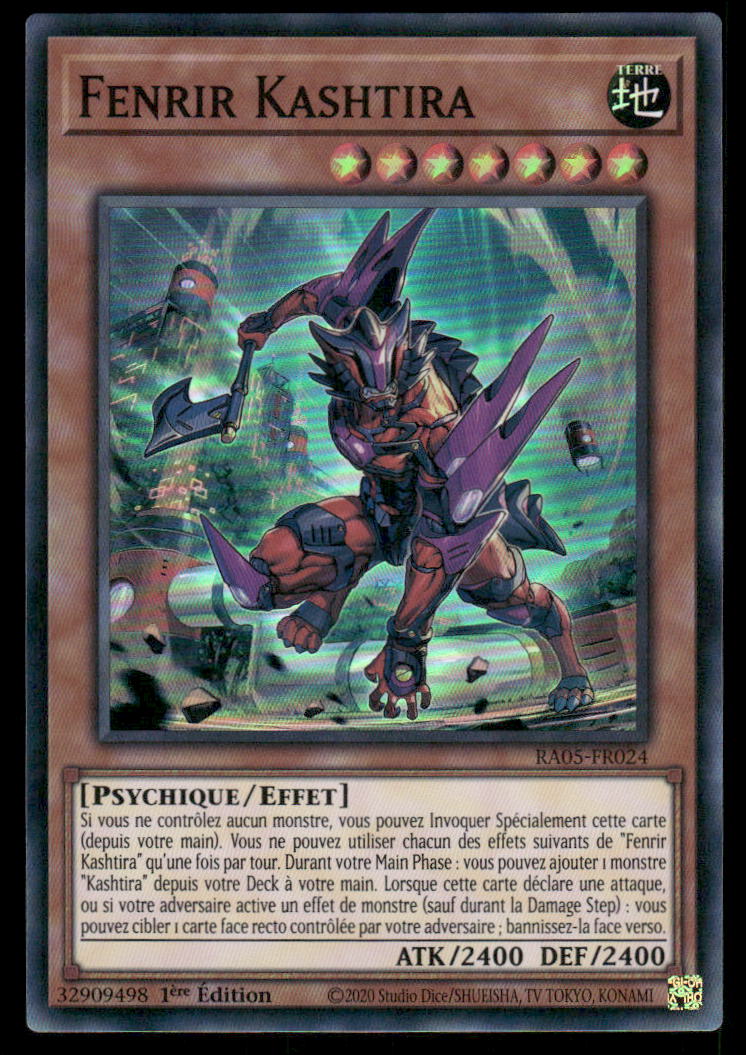 RA05-024 Fenrir Kashtira - French (NM)(V.2 - Ultra Rare)