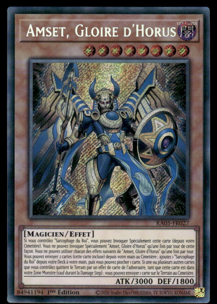 RA05-027 Amset, Gloire d'Horus - French (NM)(V.5 - Starlight Rare)
