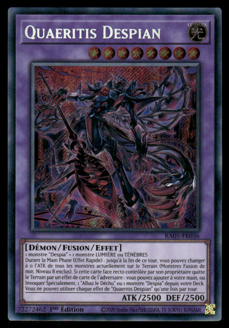 RA05-036 Quaeritis Despian - French (NM)(V.5 - Starlight Rare)