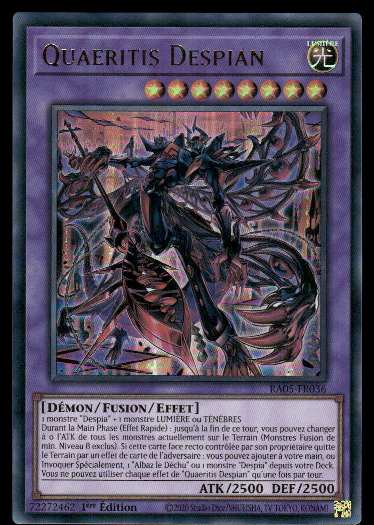 RA05-036 Quaeritis Despian - French (NM)(V.2 - Ultra Rare)