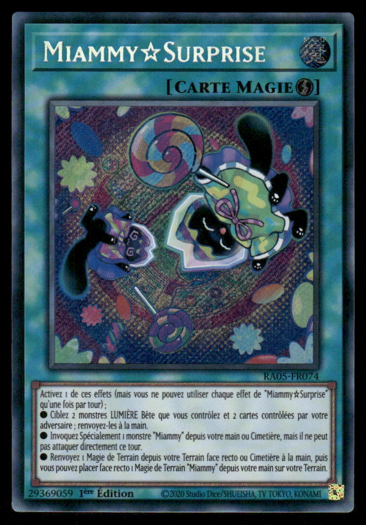 RA05-074 MiammySurprise - French (NM)(V.4 - Platinum Secret Rare)