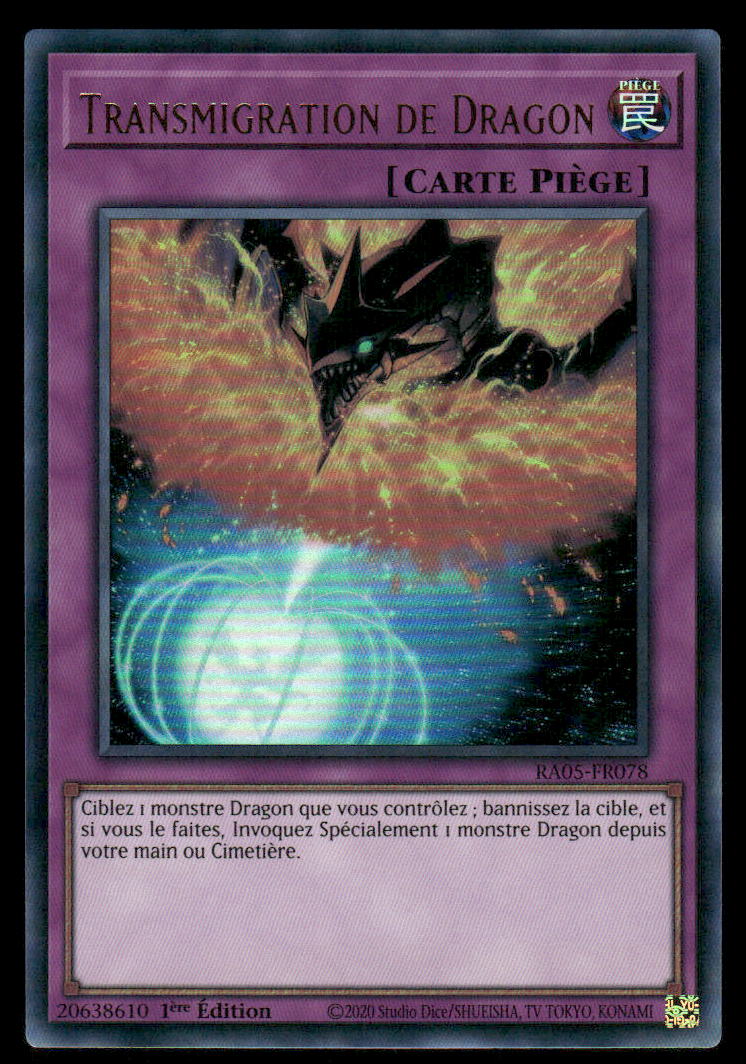 RA05-078 Transmigration de Dragon - French (NM)(V.2 - Ultra Rare)