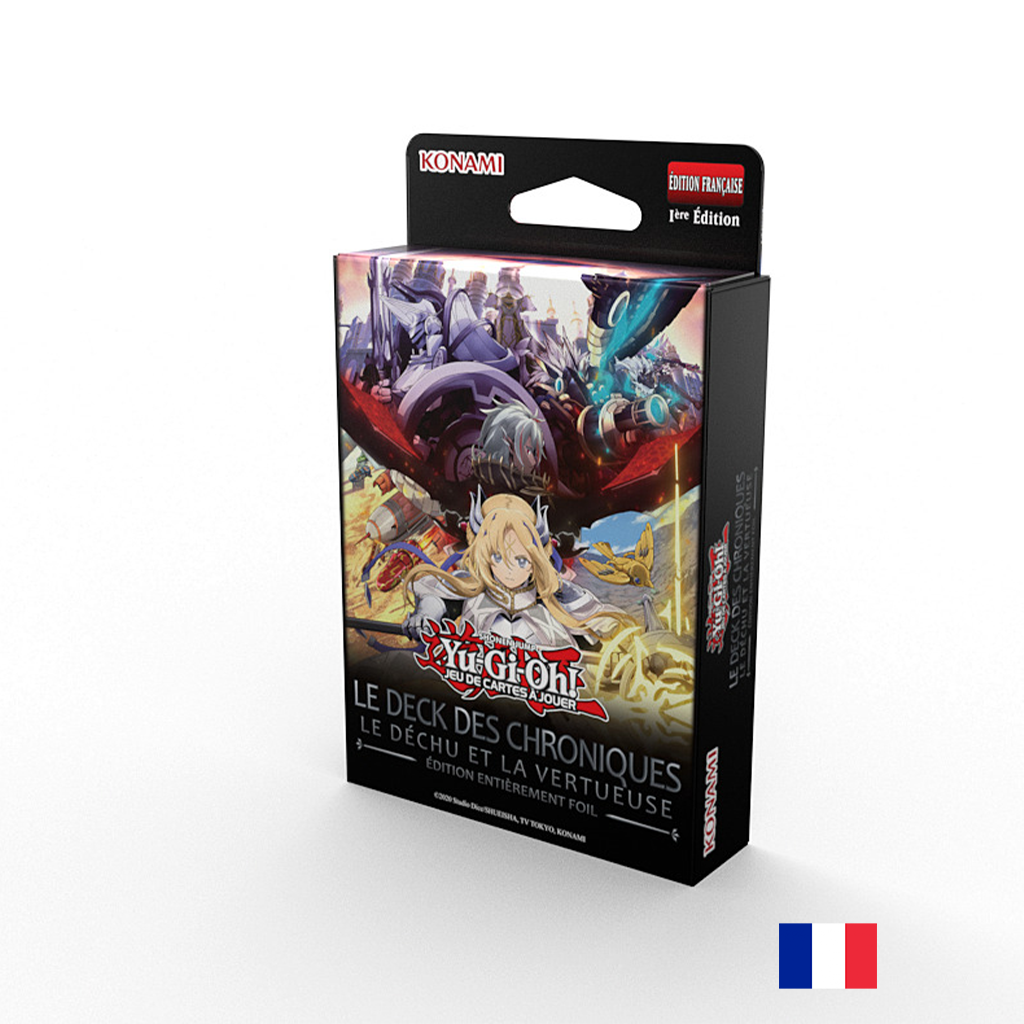 Deck de Structure LE DECK DES CHRONIQUES : Le Déchu et la Vertueuse - Édition entièrement Foil - Yu-Gi-Oh! (Précommande sortie le 23.10.25)