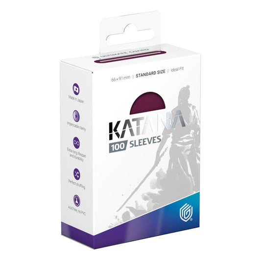 Katana Radiant Plum - Ultimate Guard 100 protège-cartes - Sleeves Standard