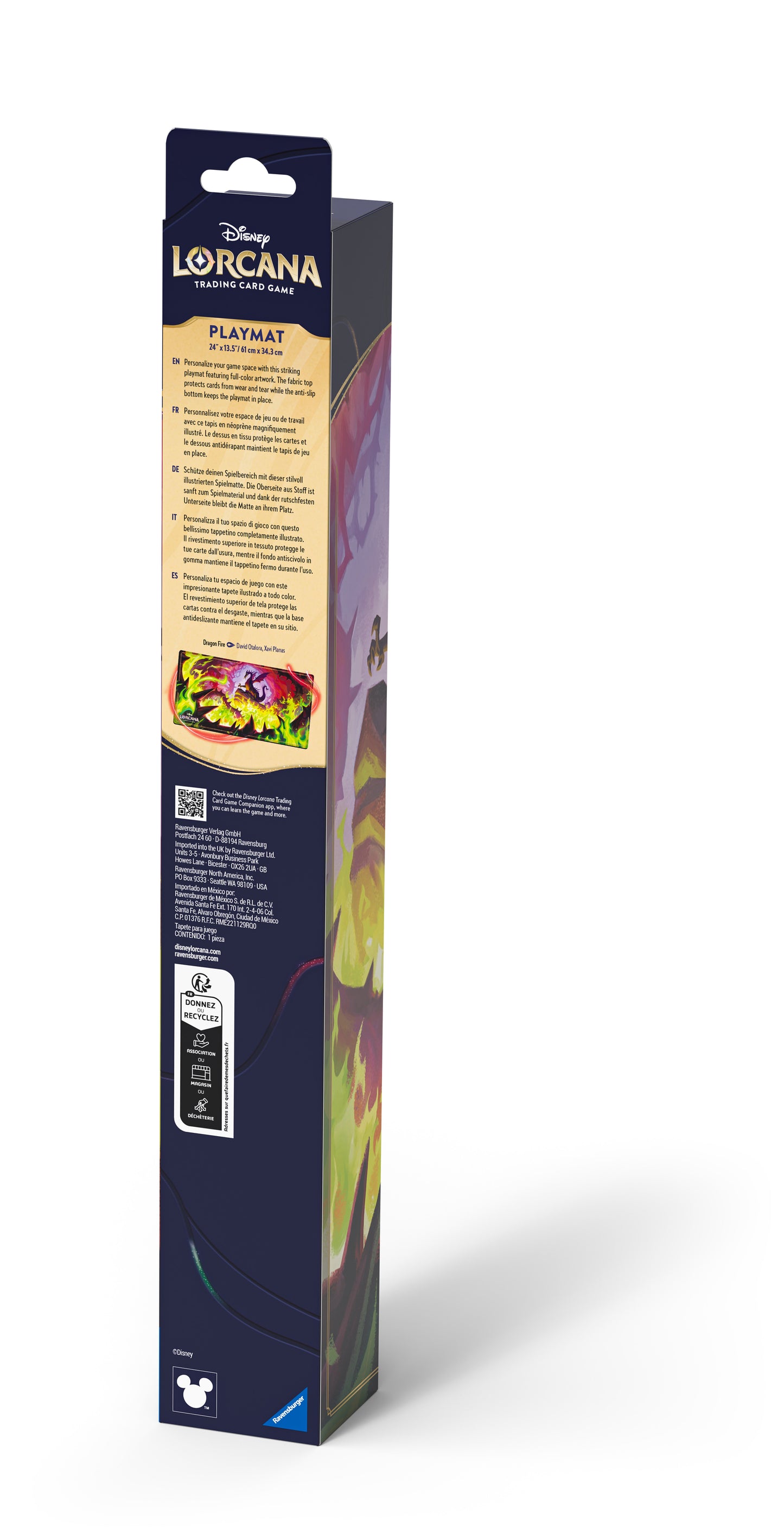 Disney Lorcana : Givresort - Tapis de jeu Dragon Fire