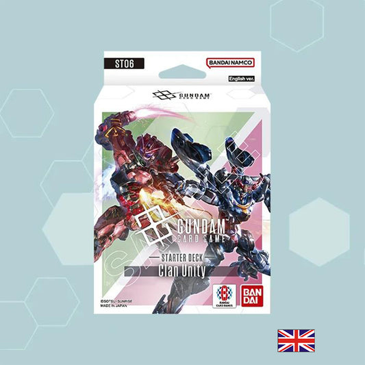 Gundam Card Game Starter Deck - Clan Unity ST06 (Anglais) (Précommande sortie le 24.10.25) (Arrivage prévu le 12.11.25) (Limité à 2 exemplaires par foyer)