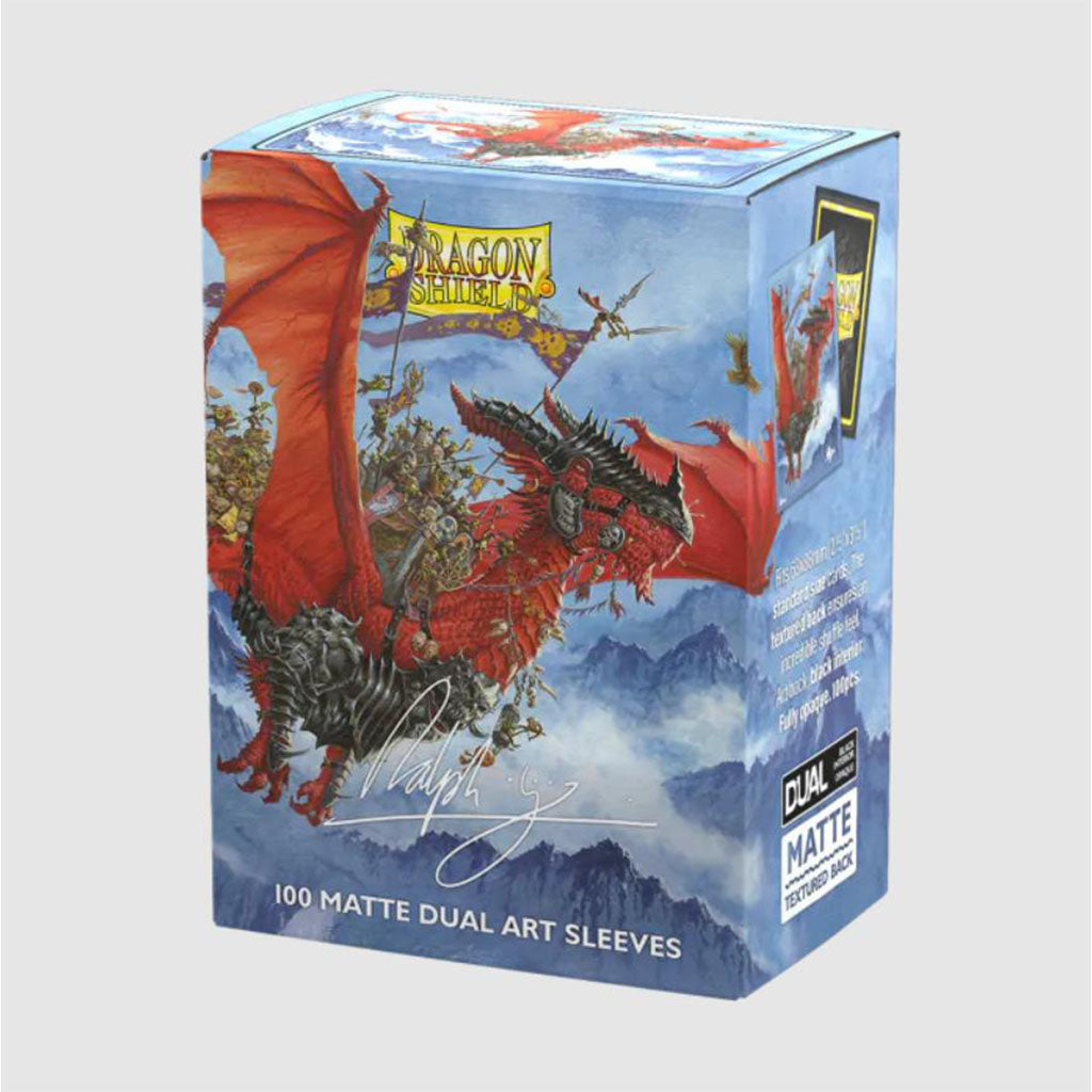 Dragon Shield - 100 protège-cartes Sleeves Standard Dual Mat - Signature Serie - The Raid