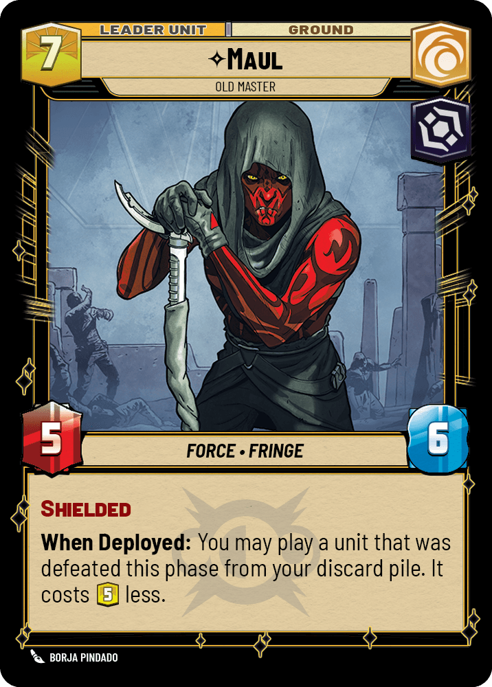 Maul, Vieux Maître - HMW-016 - verso Anglais