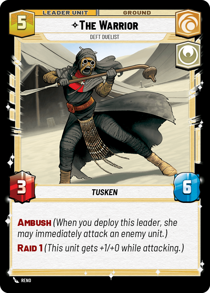 La Guerrière, Duelliste Adroite - HMW-018 - verso Anglais