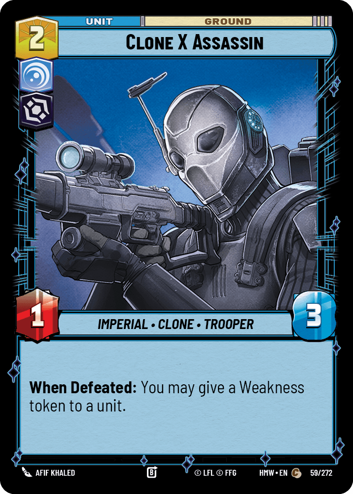 Assassin Clone X - HMW-059 - Standard - recto Anglais
