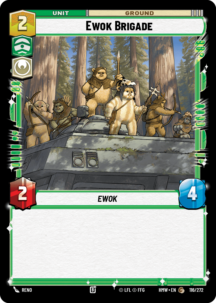 Brigade d'Ewoks - HMW-116 - Standard - recto Anglais