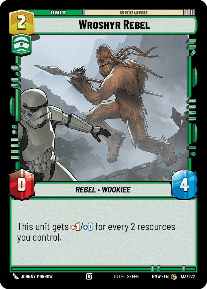 Rebelle Wroshyr - HMW-133 - Standard - recto Anglais
