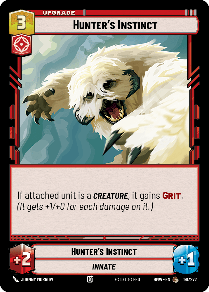 Instinct du Chasseur - HMW-191 - Standard - recto Anglais