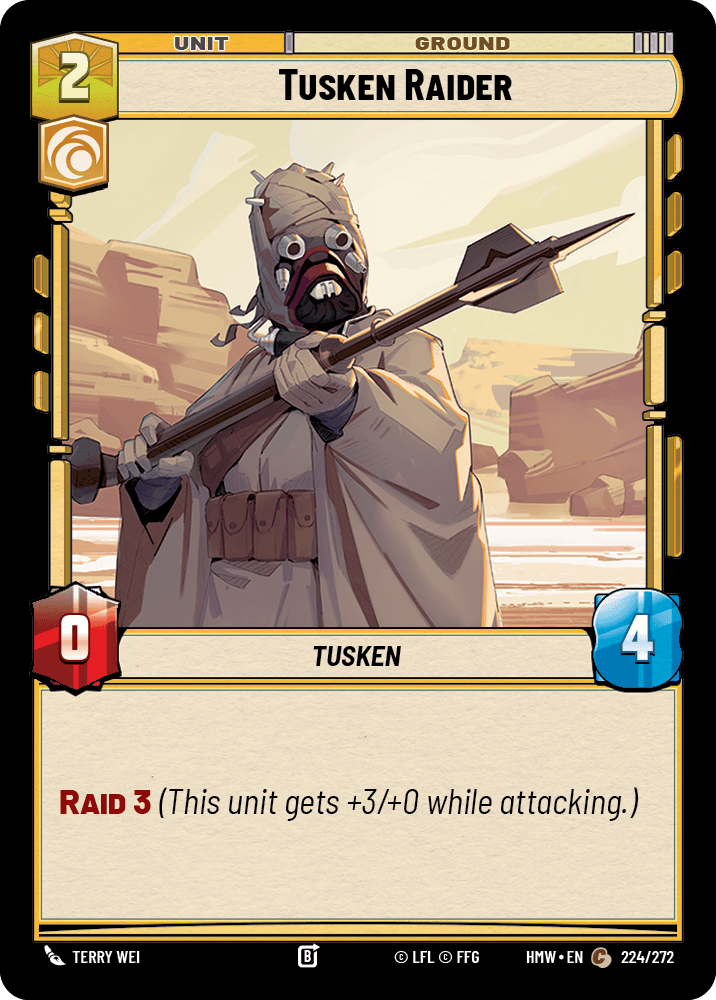 Pillard Tusken - HMW-224 - Standard - recto Anglais