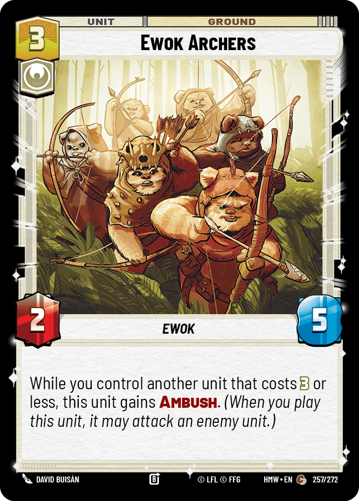 Archers Ewoks - HMW-257 - Standard - recto Anglais