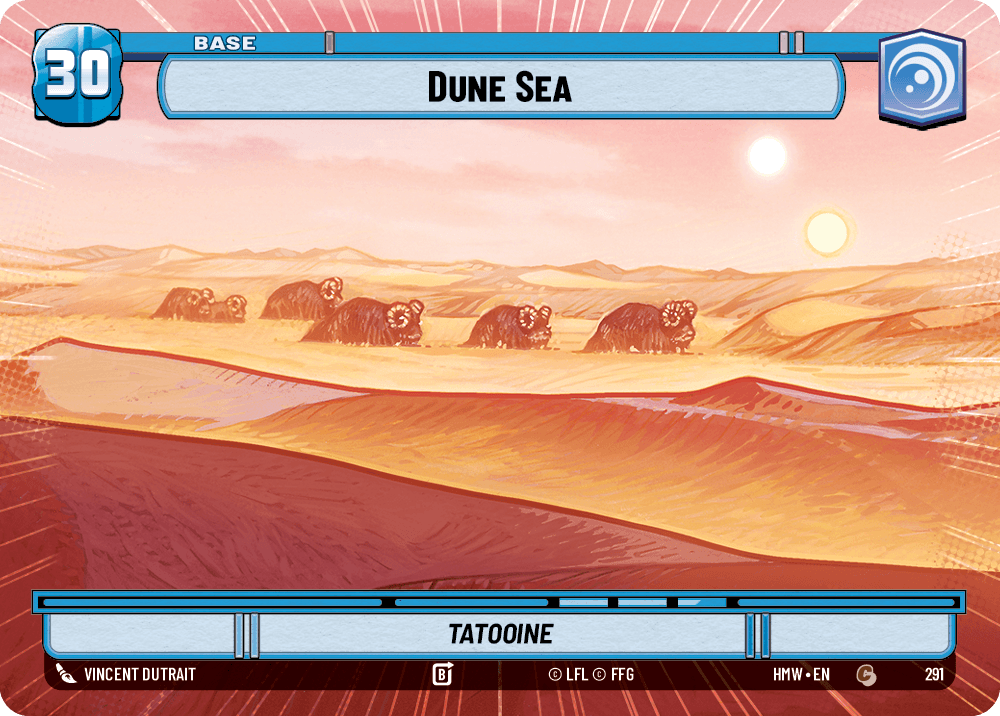 Mer de Dunes - XHMW-291 - Hyperspace - recto Anglais
