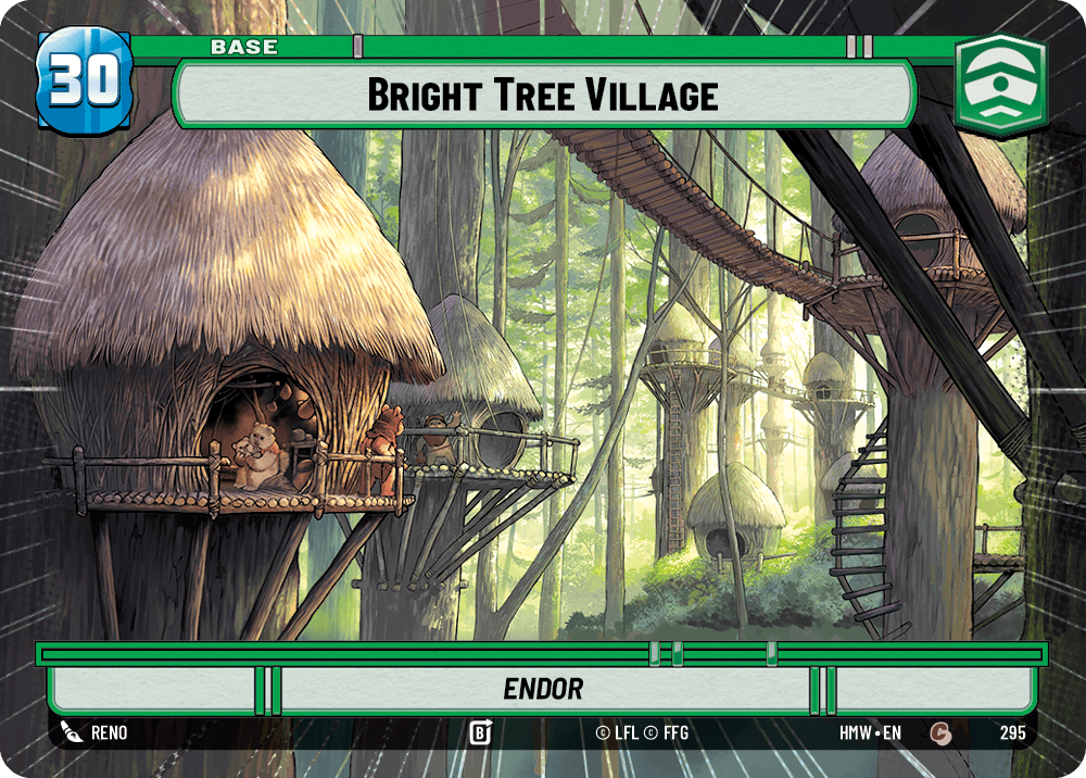 Village de Bright Tree - XHMW-295 - Hyperspace - recto Anglais