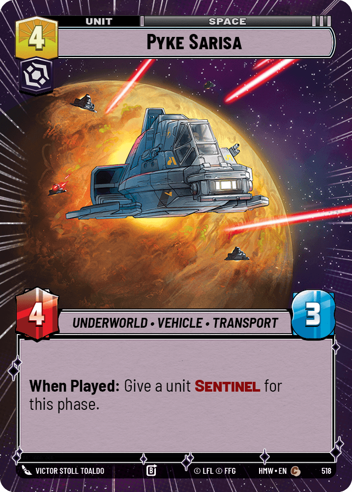 Sarisa Pyke - XHMW-518 - Hyperspace - recto Anglais