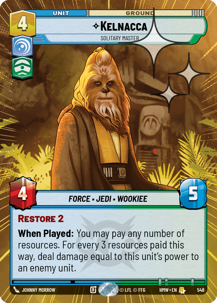 Kelnacca, Maître Solitaire - XHMW-546 - Hyperspace Foil - recto Anglais