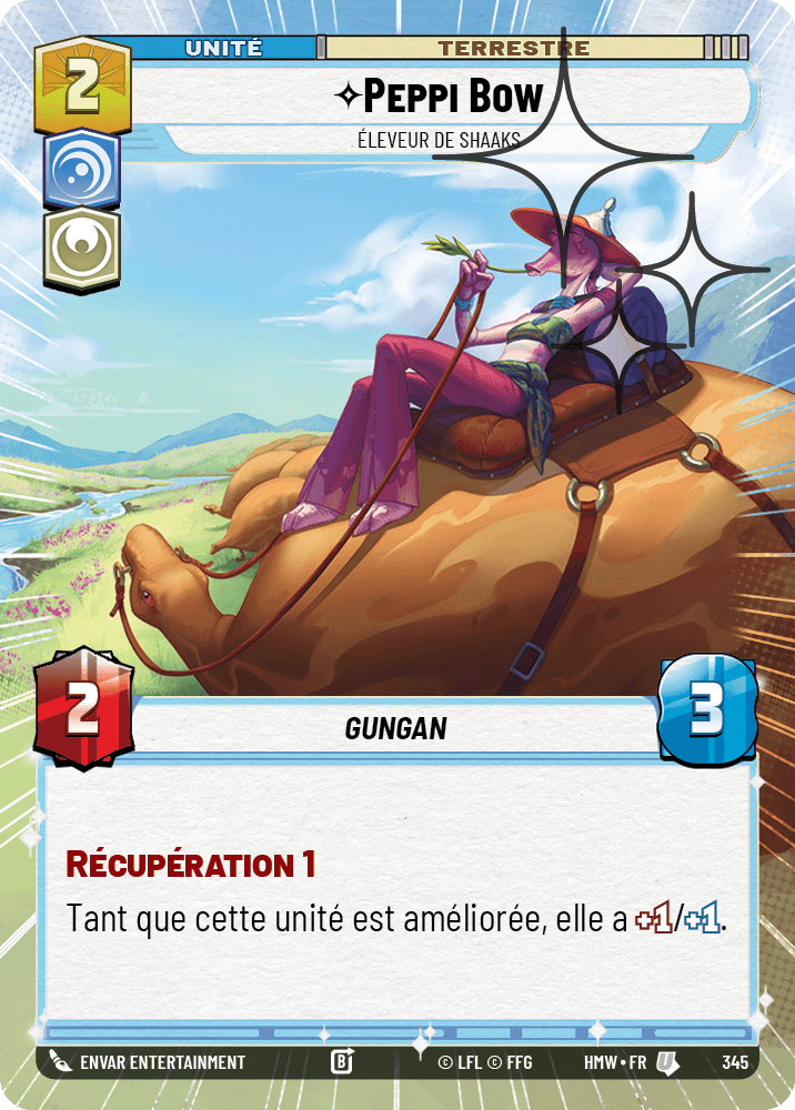 Peppi Bow, Éleveur De Shaaks - XHMW-583 - Hyperspace Foil - recto Français