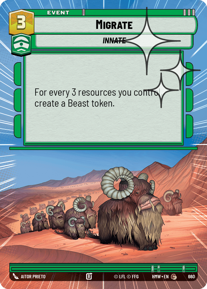 Migration - XHMW-660 - Hyperspace Foil - recto Anglais