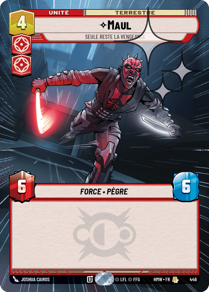 Maul, Seule Reste La Vengeance - XHMW-684 - Hyperspace Foil - recto Français
