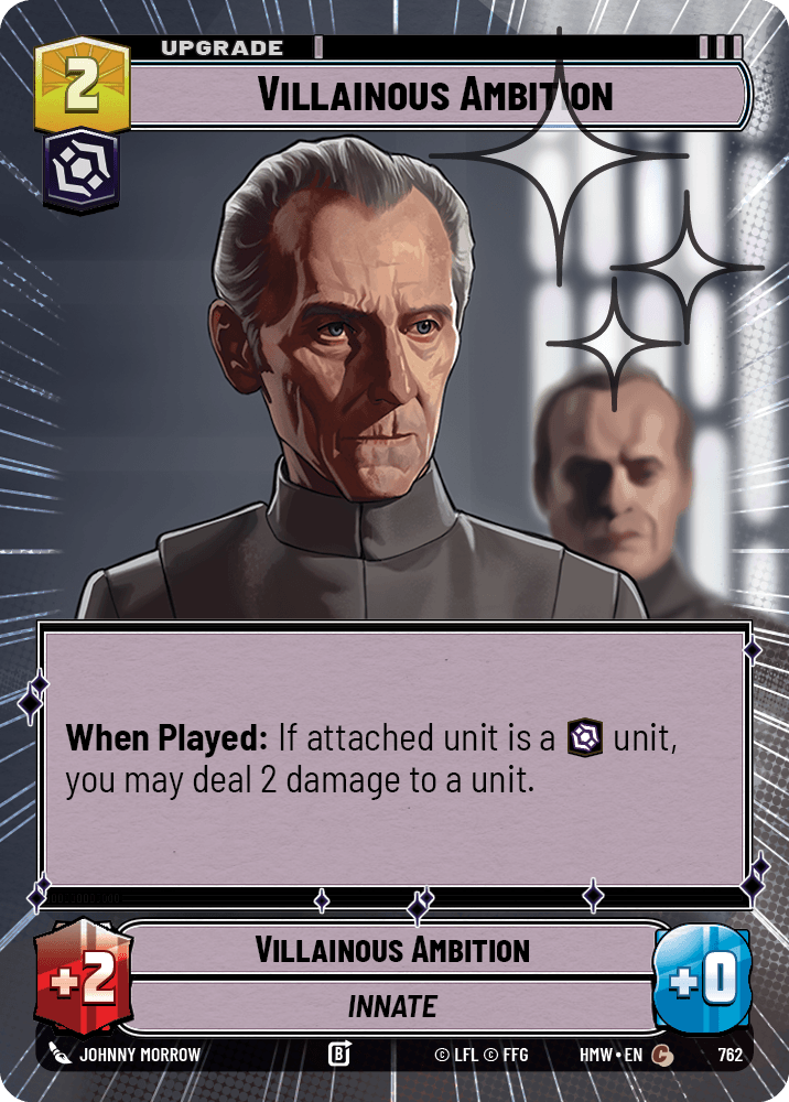 Ambition Malsaine - XHMW-762 - Hyperspace Foil - recto Anglais