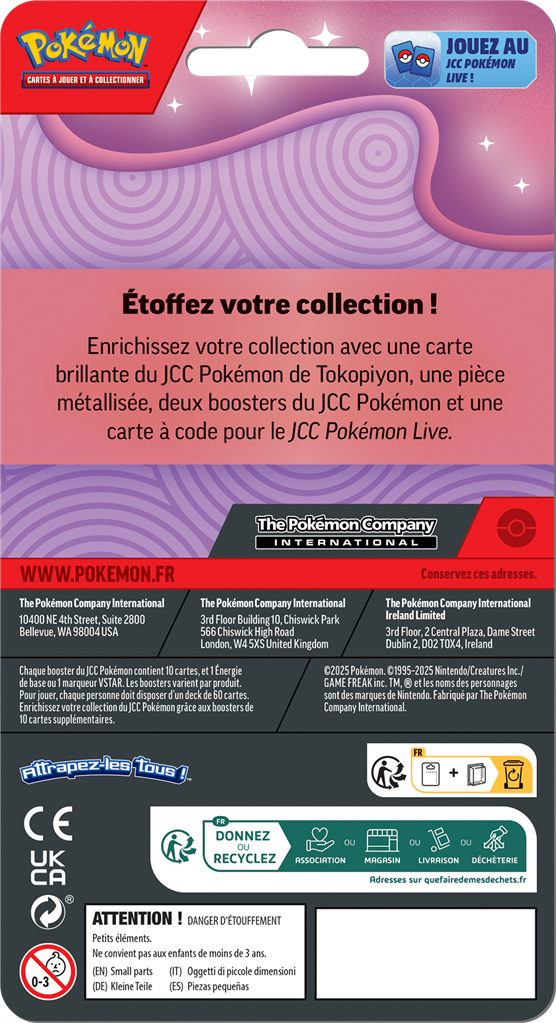 Pokémon: Duo Pack 2 boosters : Tokopiyon