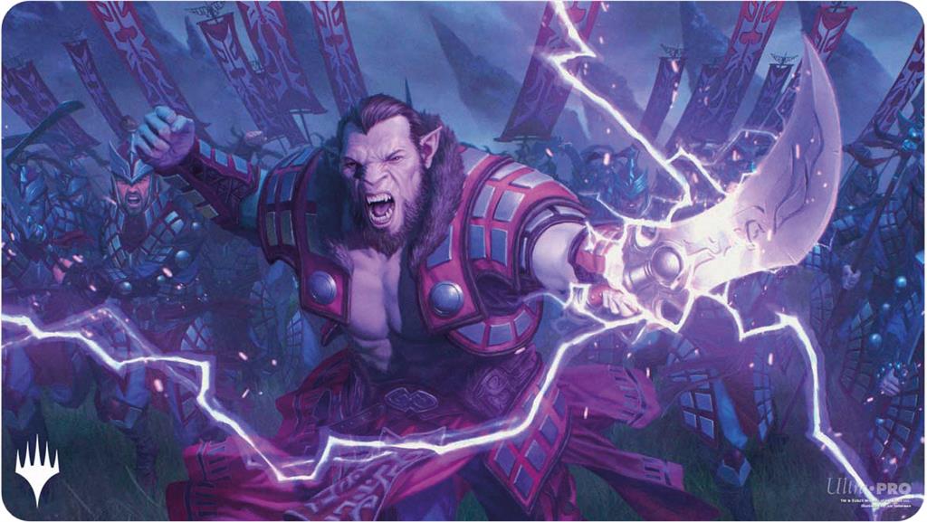 MTG : Tarkir Dragonstorm Zurgo Stormrender (Mardu Surge Commander Deck) Playmat