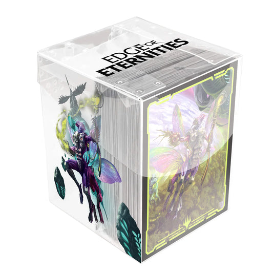 Edge of Eternities World Shaper 100ct Deck Protector Sleeves Standard in Clear Box for Magic: The Gathering
