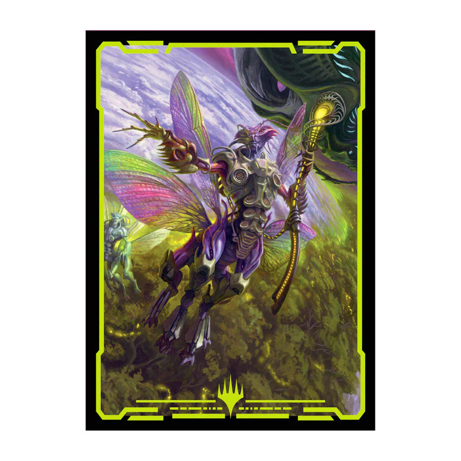 Edge of Eternities World Shaper 100ct Deck Protector Sleeves Standard in Clear Box for Magic: The Gathering