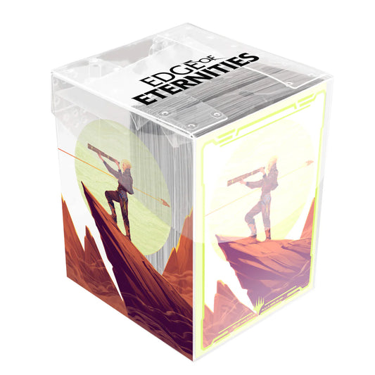 Edge of Eternities Sami, Wildcat Captain 100ct Deck Protector Sleeves Standard in Clear Box for Magic: The Gathering