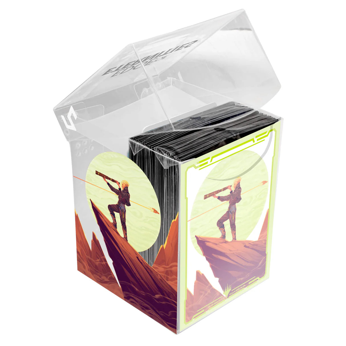 Edge of Eternities Sami, Wildcat Captain 100ct Deck Protector Sleeves Standard in Clear Box for Magic: The Gathering