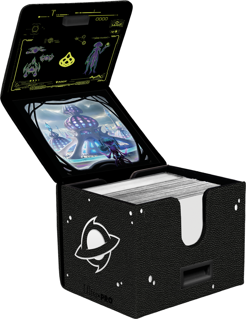 Edge of Eternities Uthros, Titanic Godcore Alcove Edge Deck Box - Magic: The Gathering