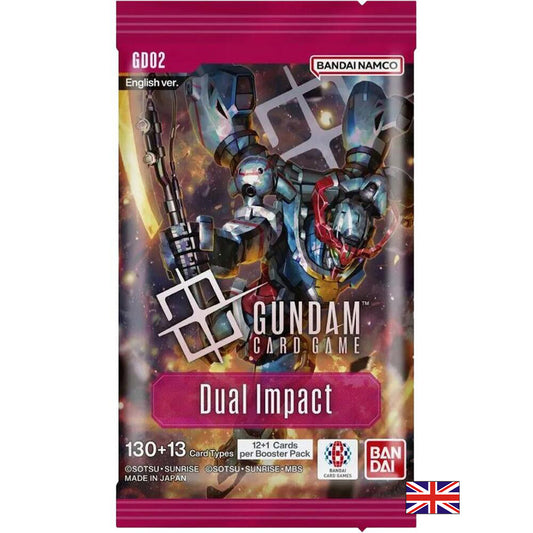 Gundam Card Game - Booster - GD02 Dual Impact (Anglais) (Précommande sortie le 24.10.25) (Arrivage prévu le 12.11.25)