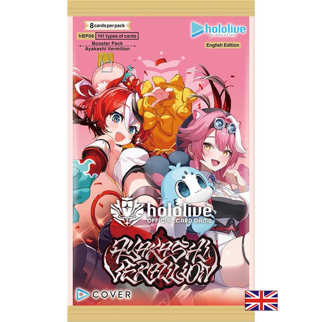hololive Official Card Game - Boîte de 12 Boosters - hOCG hBP06e Ayakashi Vermilion (Anglais)