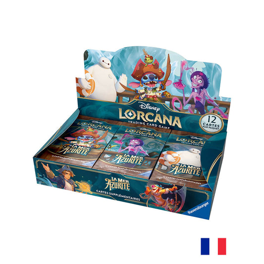 Disney Lorcana - La Mer Azurite - Boite de 24 Boosters FR