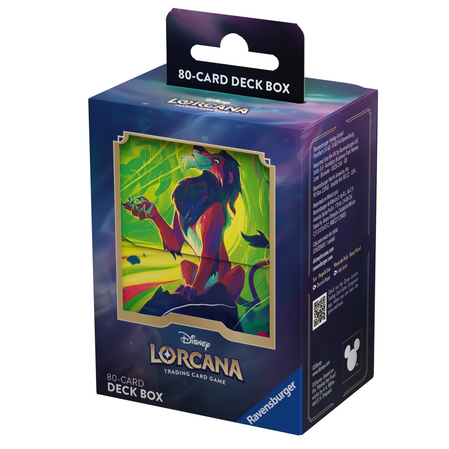 Disney Lorcana : La Mer Azurite - Boîte de deck de 80 cartes Scar