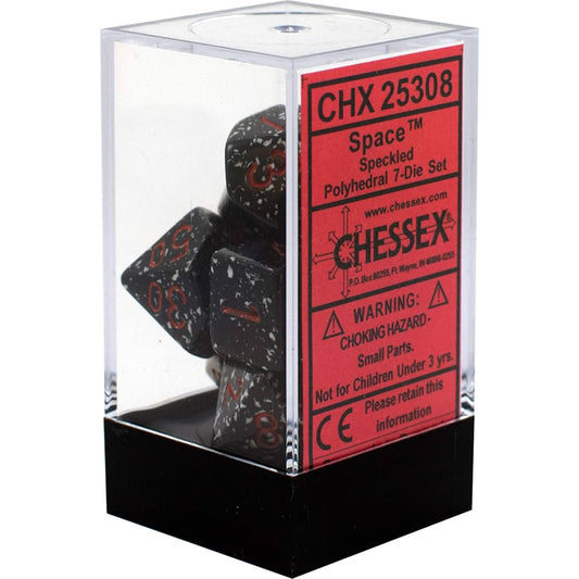 CHX25308 - Chessex Set de 7 dés Granité Space