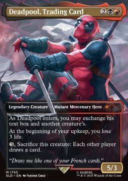 MTG : Secret Lair Marvel Deadpool (non foil) - Magic: The Gathering (Anglais)