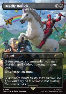 MTG : Secret Lair Marvel Deadpool (non foil) - Magic: The Gathering (Anglais)