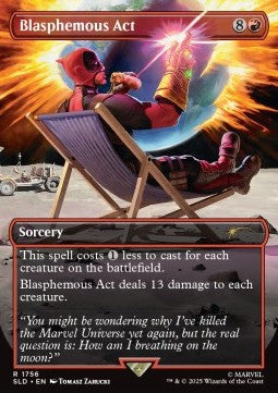 MTG : Secret Lair Marvel Deadpool (non foil) - Magic: The Gathering (Anglais)