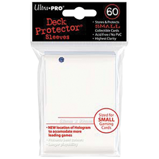 Ultra PRO : 60 sleeves Japonais Blanc - Sleeves Small