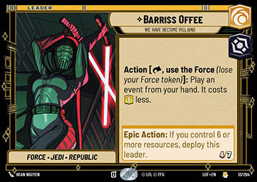 LOF-13 Barriss Offee, Nous Sommes Devenus Méchants - French (NM)