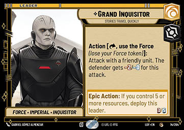 LOF-14 Grand Inquisitor, Les Histoires Circulent Vite - French (NM)