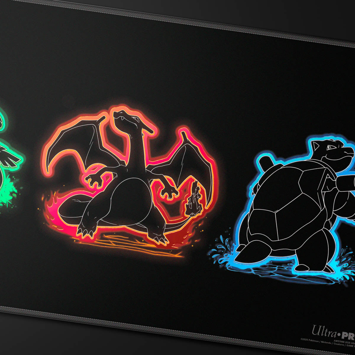 Ultra Pro - Pokémon JCC - Tapis de jeu premium métallisé Neon Kanto