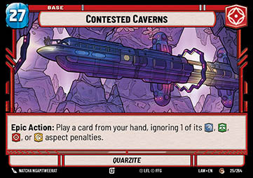 LAW-25 Cavernes Contestées - French (NM)