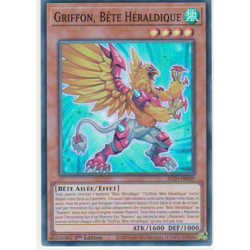 ALIN  Griffon, Bête Héraldique
