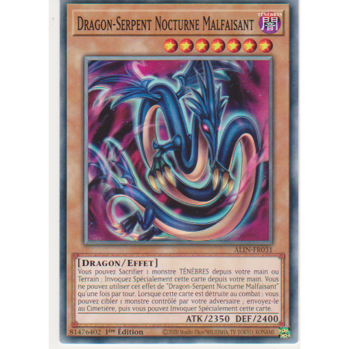 ALIN Dragon-Serpent Nocturne Malfaisant